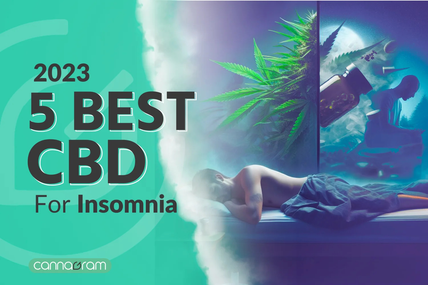 CBD for Insomnia - Sacramento's Premier CBD Store - Man Sleeping Peacefully with CBD for Insomnia