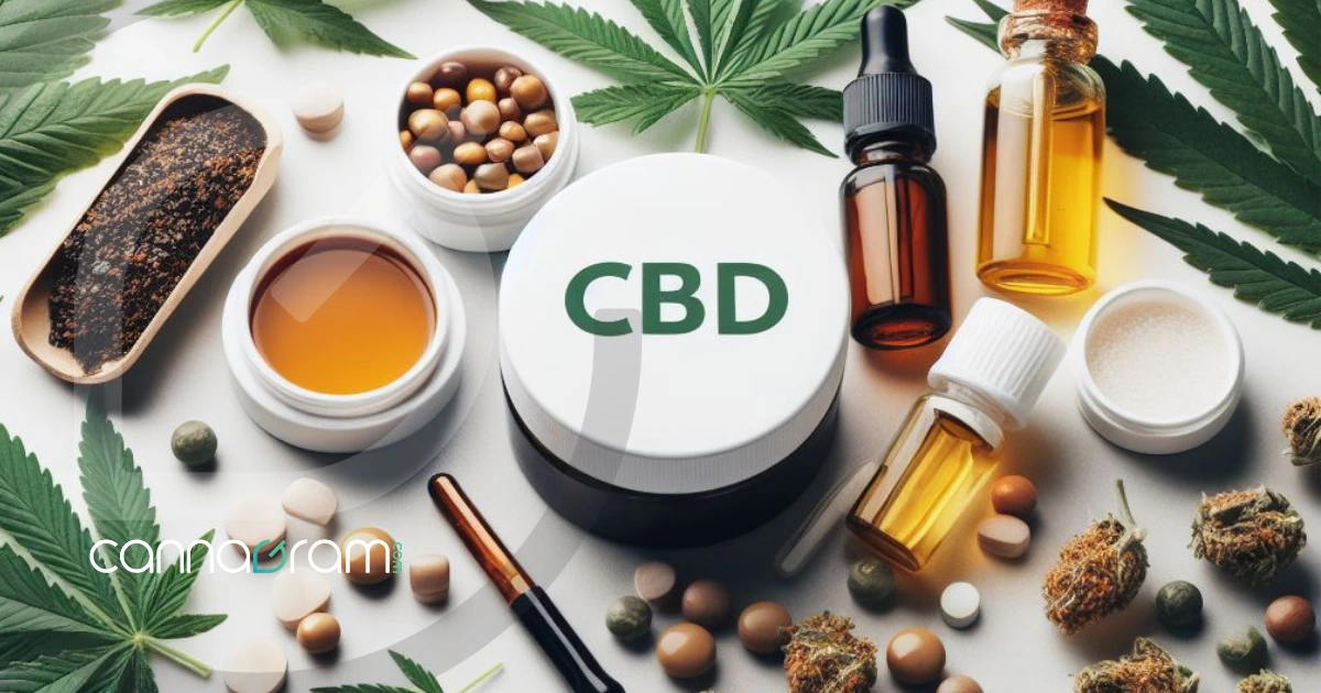 various cbd products for sleep on a white table with cbd extracts, infused cbd, cbd flower, and other cbd extracts for Cbd for sleep.