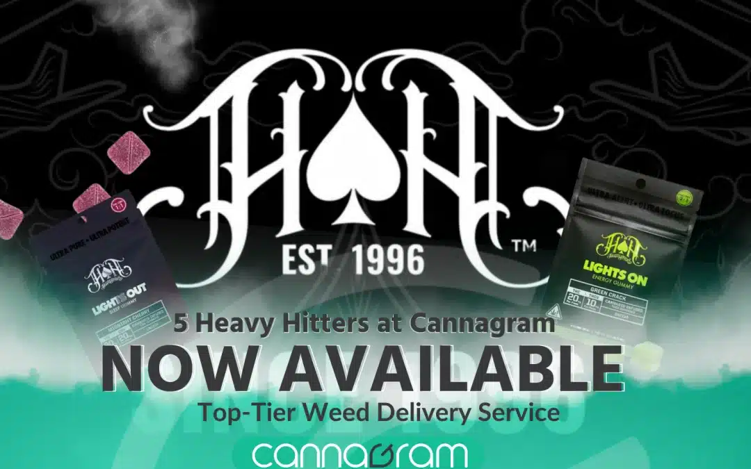 Discover 5 Heavy Hitters products at Cannagram: Top-Tier Weed Delivery Service