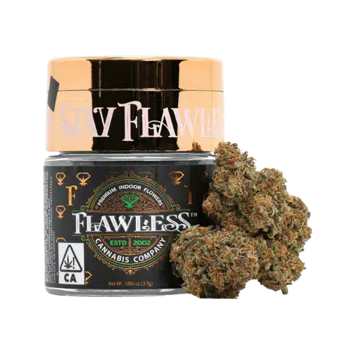 Flawless Phat Burger 3.5g Premium Indoor Flower, available for weed delivery in Sacramento via Cannagram.