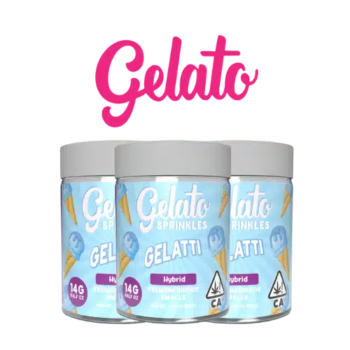 Gelato Sprinkles Gelatti premium indoor cannabis flower available for delivery in Sacramento via Cannagram.